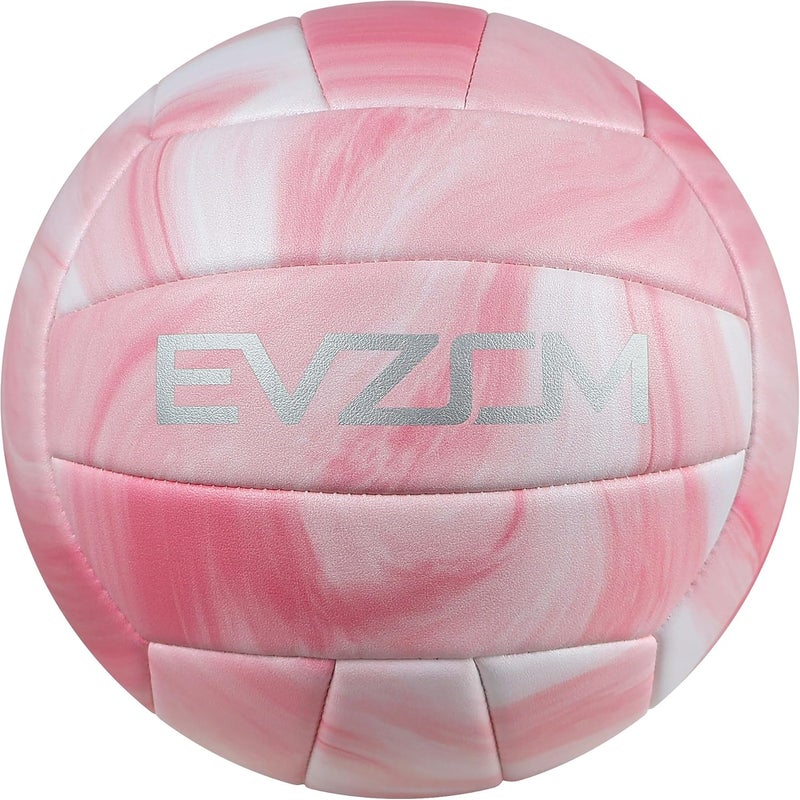 EVZOM Super Soft Volleyball Beach Volleyball Official Size 5 for Outdoor/Indoor/Pool/Gym/Training Premium Volleyballs Equipment Durability Stability Sports Ball - Image 1